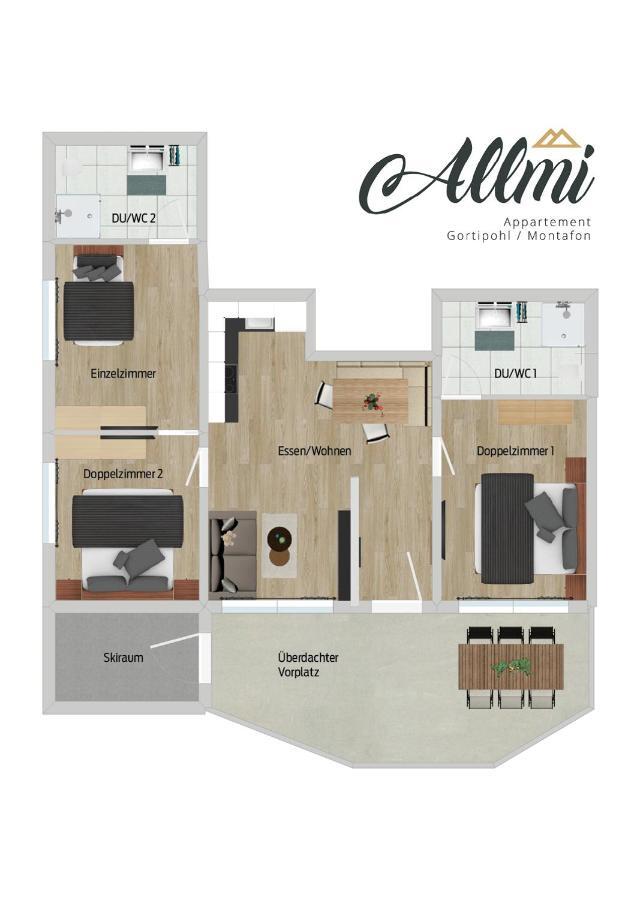 Allmi Appartement Sankt Gallenkirch Dış mekan fotoğraf